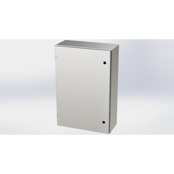 1/4 Turn Latch Electrical Enclosures, 36 in H, 10 in D, 24 in W, NEMA 3R, 4, 4X, 12, 13